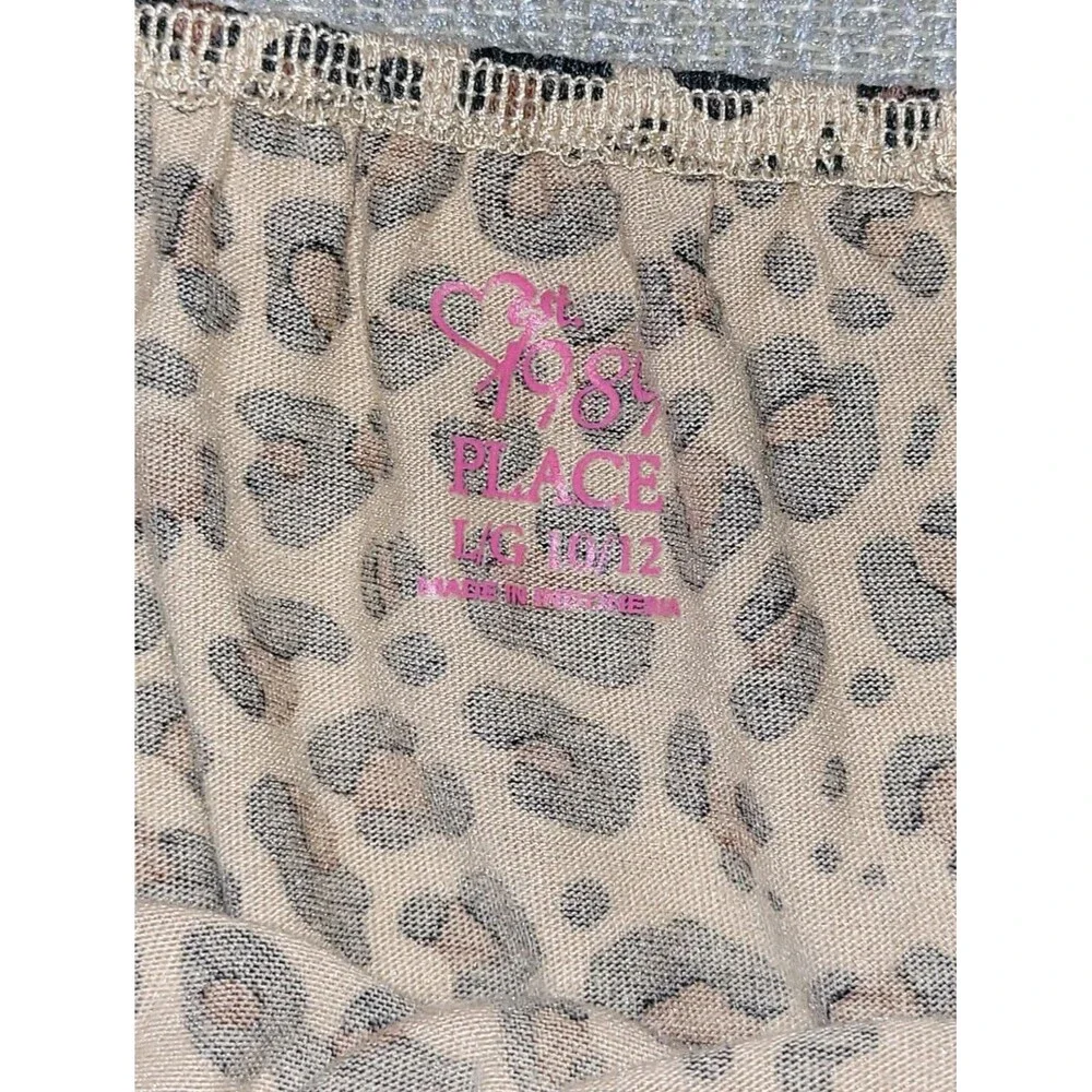 The Children's Place Size Large Leopard Animal Print Tank Top Dress